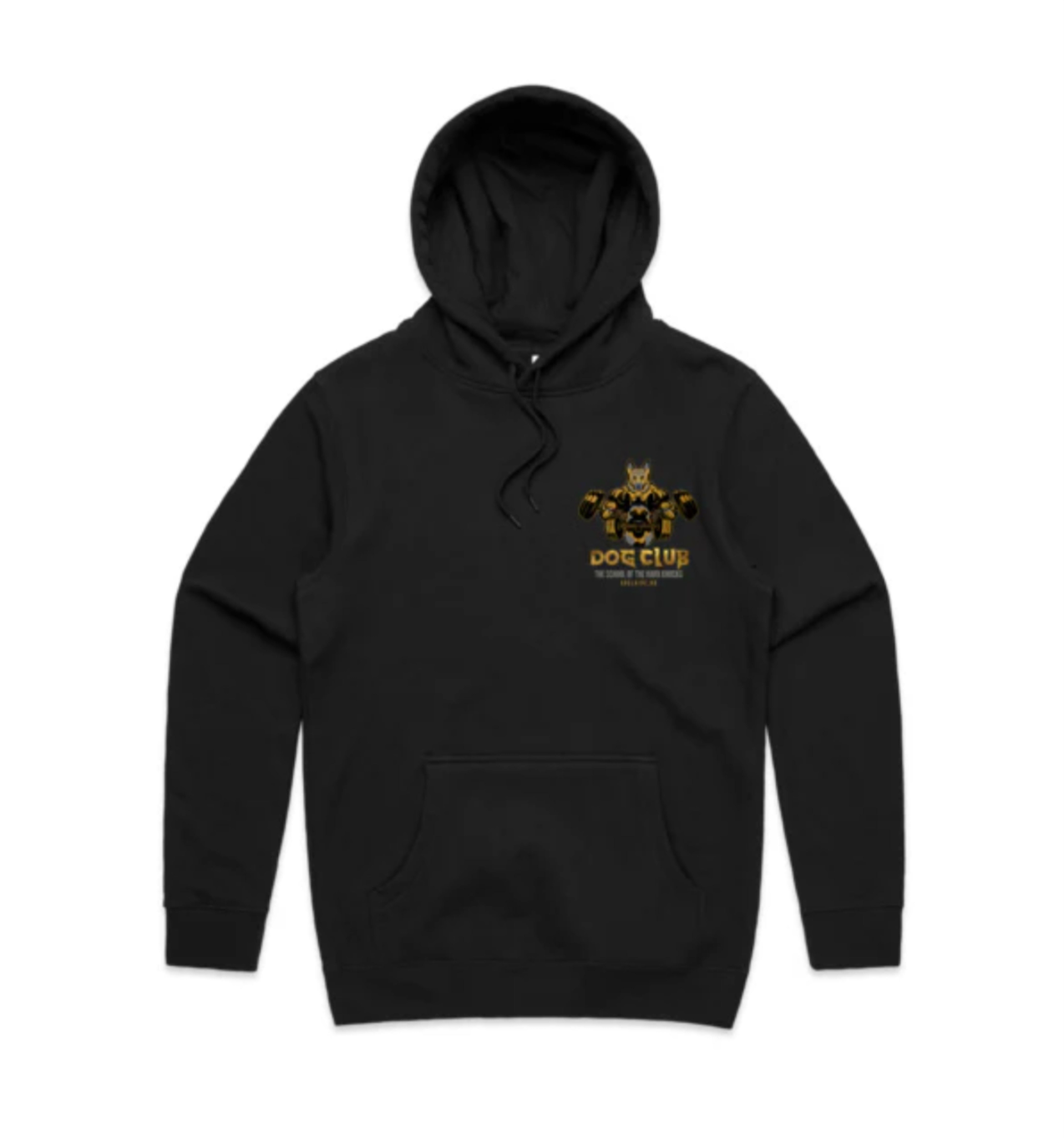 Dog Club Hoodie Black & Gold